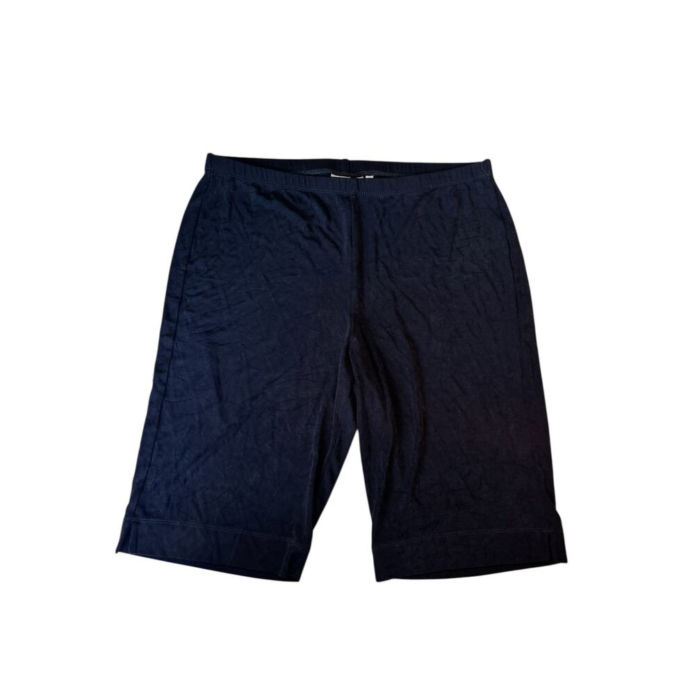Chico's Black Travelers Bermuda Shorts